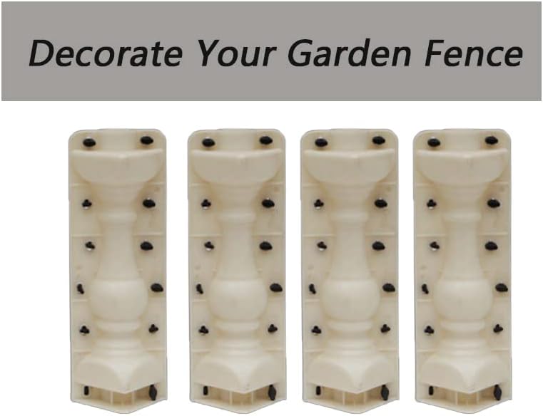 EAIVENY Prefabricated ABS Balcony Mold,Concrete Balustrade Mold Concrete Formwork for Outdoor Construction, DIY Home Improvement, Easy Installation and Reusable Design (Style 5) - Image 3